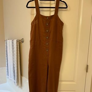 Everlane Linen Picnic Jumpsuit